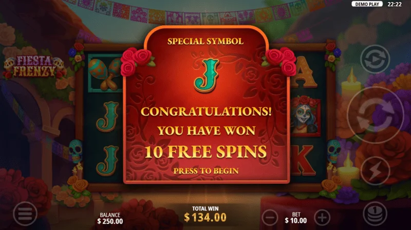 Fiesta Frenzy – Free Spins s rozšiřujícími se symboly